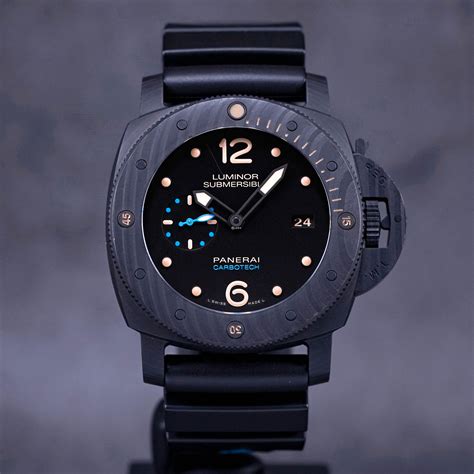 panerai submersible carbotech pam 616|Panerai luminor submersible reviews.